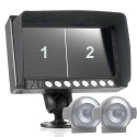 0223220 Ecran Orlaco IP67 double camera