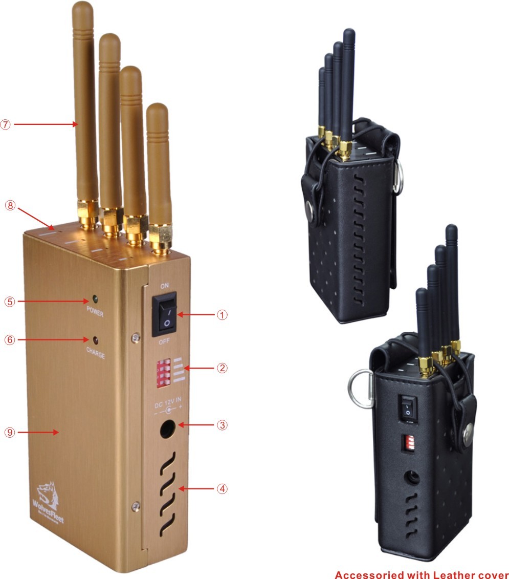 Brouilleur De Signal De Telephone Portable Brouilleur de signal Allwan GPS/ Wifi de téléphone portable TG-120D-PRO