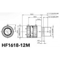 Fujinon Objectif 4D Haute Résolution HF1618-12M 2/3" 16mm F1.8