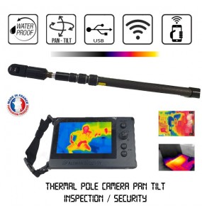 Camera Perche Thermique FLIR infrarouge Visiopole, telescopic thermal inspection camera systems