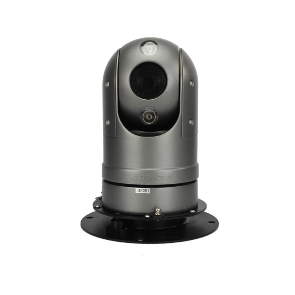 Caméra IP motorisée Dôme PTZ Rotation 360° Vision Nocturne avec Support Magnétique