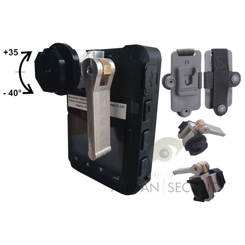 Quick pedestrian camera attachment for tactical vests MOLLE loops