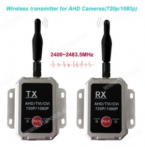 Émetteur et récepteur audio vidéo sans fil pour caméras AHD - TOP-WAHD500KIT