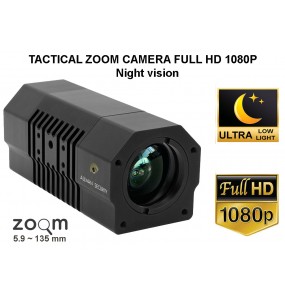 HYPNOS23X Outdoor Rugged bullet zoom camera IP68 for Law enforcement, Police, Army