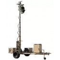 vehicle mounted mast_mobile surveillance trailers electromagnetic brake system