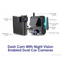 DASH-C9 Dashcam wifi 4G LTE 2 cameras