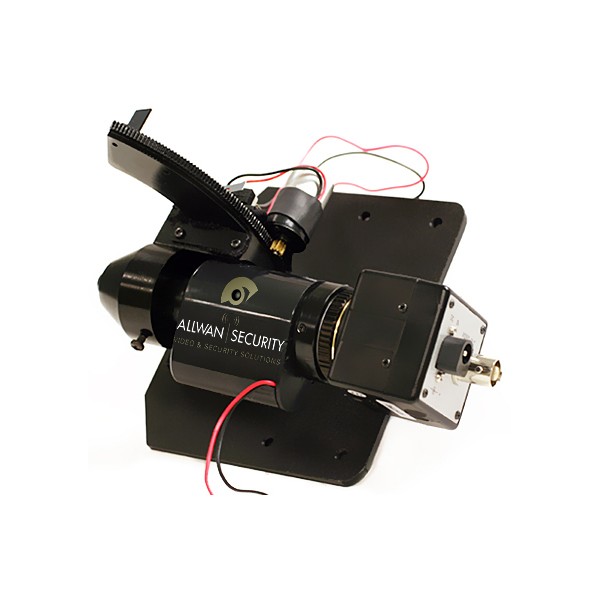 Black Marshall Electronics V-ZPT-4 4-Way Motorized Pan Mechanism for Pinhole Cameras with Motorized Zoom 