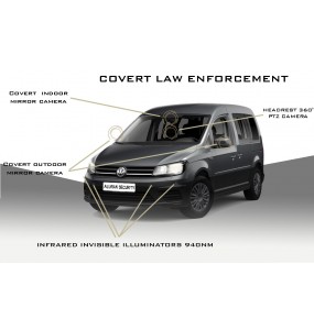 IRLIGHT CAR Cover Light Illuminator 940nm for car concealed in parking sensors