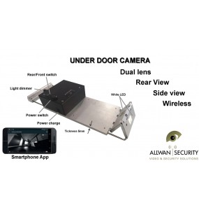 inspection camera sous pote, dual view under door camera inspection