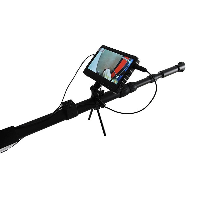 Telescopic Pole Video Inspection Camera Pan Tilt HD 1080p enregistrement SD  audi,o bi-directionnel 35mm