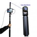  Telescopic Pole Video Inspection Camera audio bidirectionnel