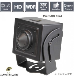 IPC8541P Mini camera Pinhole HD 1080p Micro-SD Onvif WDR Jour Nuit