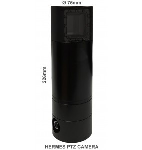 HERMES 25X Rugged PTZ cylinder telescop camera for tactical applications midle range