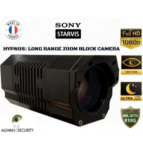 HYPNOS-9500 SONY motorized zoom 30X stabilized block camera long range Law enforcement Police military