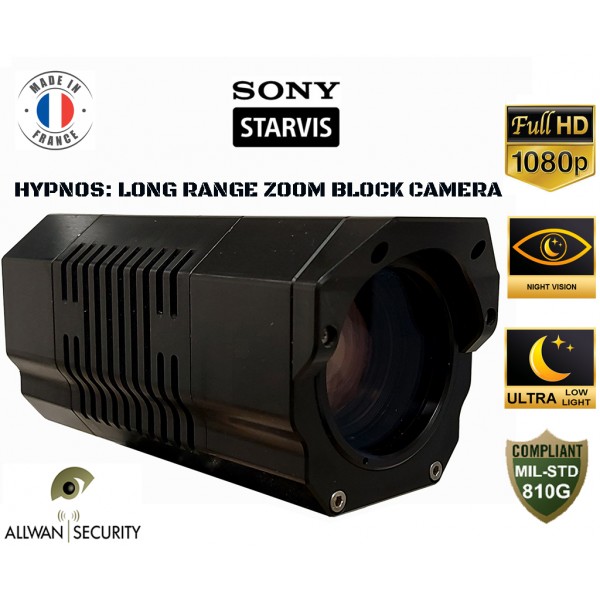 HYPNOS-9500 SONY motorized zoom 30X stabilized block camera long range Law enforcement Police military