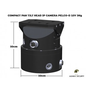 Rugged PAN TILT UNIT compact IP Network RS485 Pelco-D 12V IP66 camera IP