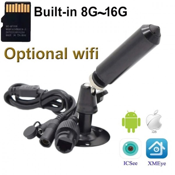 HQC20TF Mini caméra IP Bullet onvif TF-card Micro-SD