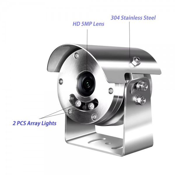 IPCSS5IR Camera durcie IP 5MP/ 8MP ONVIF Jour/Nuit infrarouge IP68