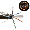 UW-ETHERNET Reinforced shielded CAT.6 Ethernet network cable for permanent submersion