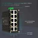 EX10+12-24POE Switch industriel PoE 10 ports non manageable
