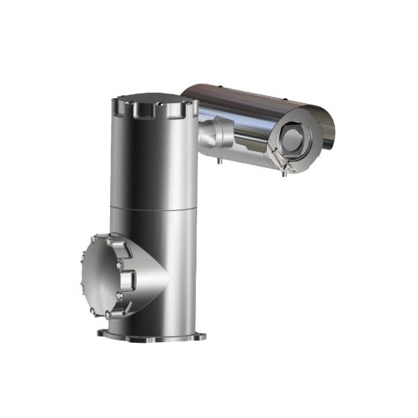 Rotating surveillance camera ship boat seafront 316L stainless steel IP network 4K resolution stabilized wide temperature range