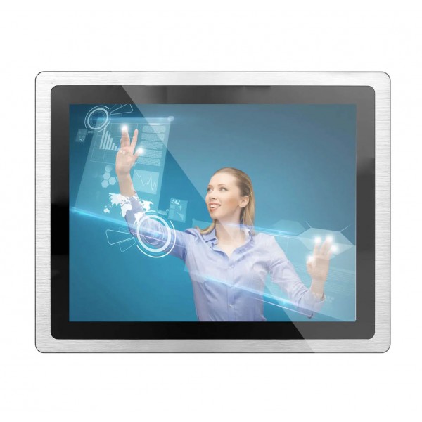 Ecran industriel intégrable pupitre monté tableau de commande pupitre, boîtier métal robuste résister environnements industriels