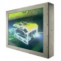 22" Waterproof IP Hardened Screen Surveillance Monitor Stainless Steel 6 Faces Marine Offshore Industry Agriculture