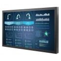 22" Information Display Large Touch HMI Handling Industrial Production Factory Operations, Reinforced Glass Protection Panel
