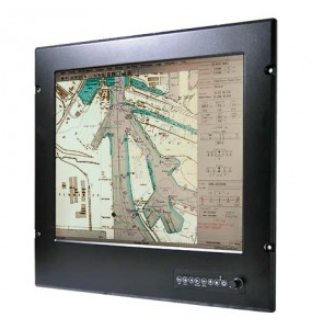 60945-DISP17 17" Marine Display Compliant with Navigation Standards for Use on Ship Bridges of Seagoing Naval Vessels with Adjus