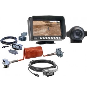 Caméra de recul pour Poids Lourd kit tracteur semi remorque 