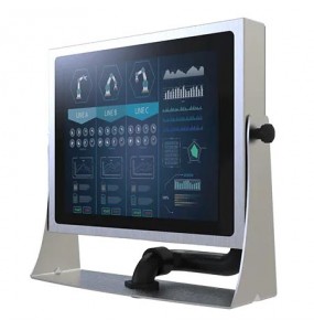 IP69 and IP69K waterproof stainless‑steel AISI 316 display, fully decontaminable. High‑pressure wash industrial detergent jets