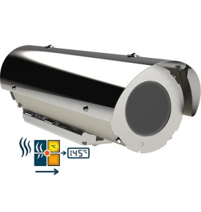 camera thermographique a mesure de temperature marine en inox 316 316L pour surveillance en pleine mer