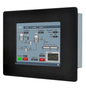 Moniteur IHM 8" diffusion information distributeur alimentaire, automatique à usage extérieur, étanche lisible en plein soleil