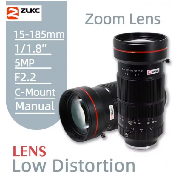 VM15185MPC Objectif Varifocal Megapixel C/CS CCTV 15-185mm F2.2