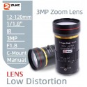 VM12-120MPC Objectif Mégapixel VariFocale 12-120mm C-Mount