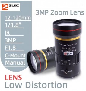 VM12-120MPC Objectif Mégapixel VariFocale 12-120mm C-Mount