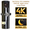 FALCON4840 Periscope PTZ camera long range Ultra Low Light 4K AF ONVIF