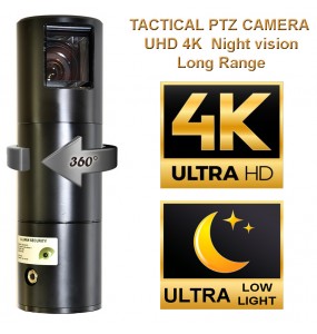 FALCON4840 Periscope PTZ camera long range Ultra Low Light 4K AF ONVIF