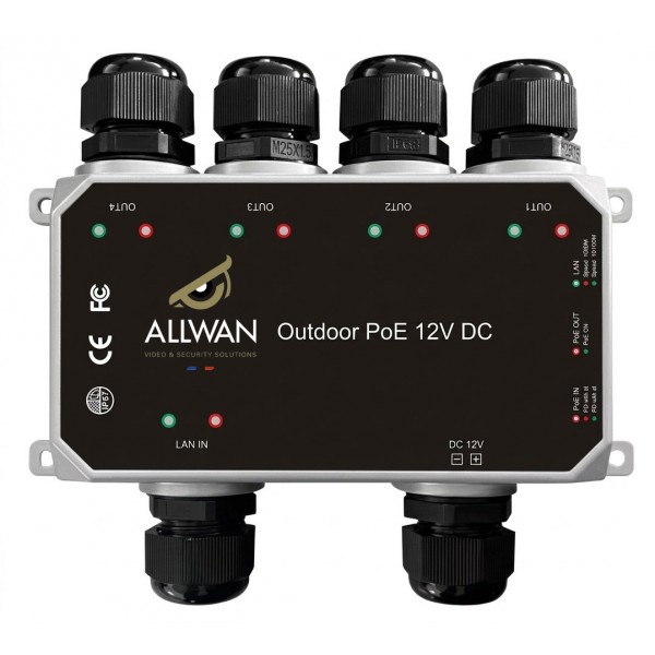 Switch-5P-IP67 Outdoor Switch Gigabite 10/100/1000 Base-T