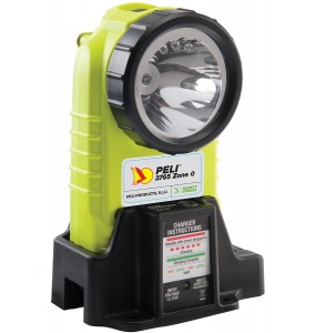 Torche Peli rechargeable 3765Z0 Angle Droit ATEX Zone 0