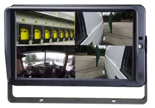 Ecran embarqué de recul d'engin de manutention avec enregistrement des video