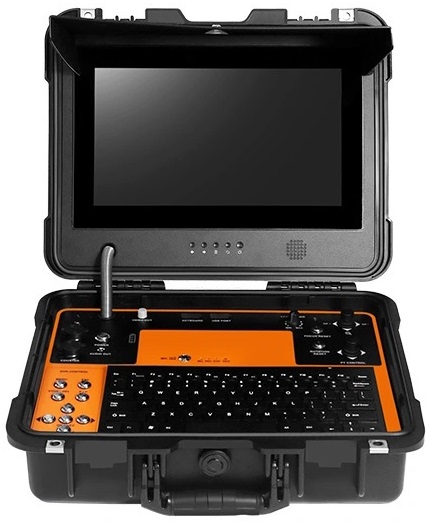 Valise de contrôle video pour camera forage agm-tec
