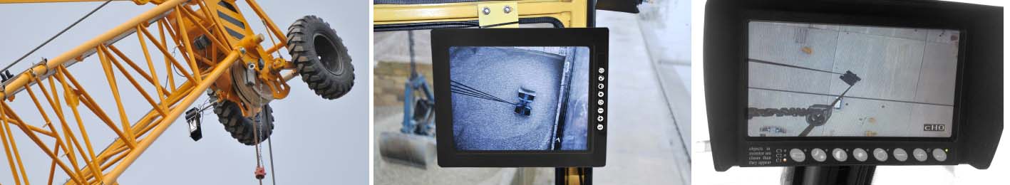 camera pour grue portuaire de levage grue fleche relevable